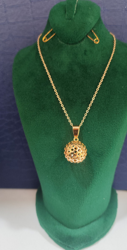 پلاک توپی ژوپینگ آبکاری طلای۱۸عیار